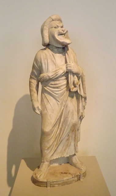 Marble Statue of an Actor in the Metropolitan Museum of Art, September 2014