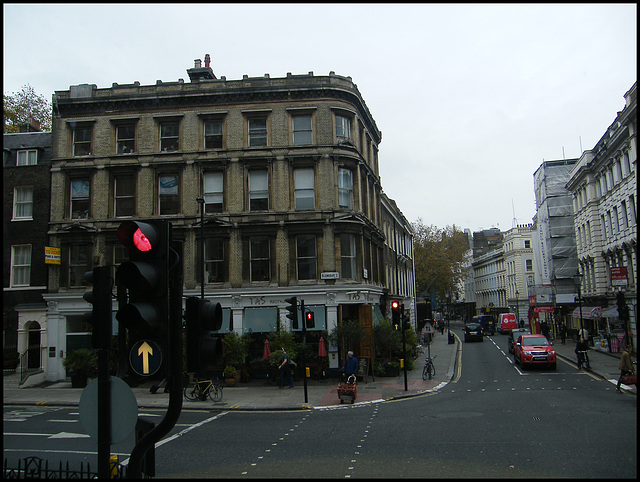Bloomsbury Street crossroads