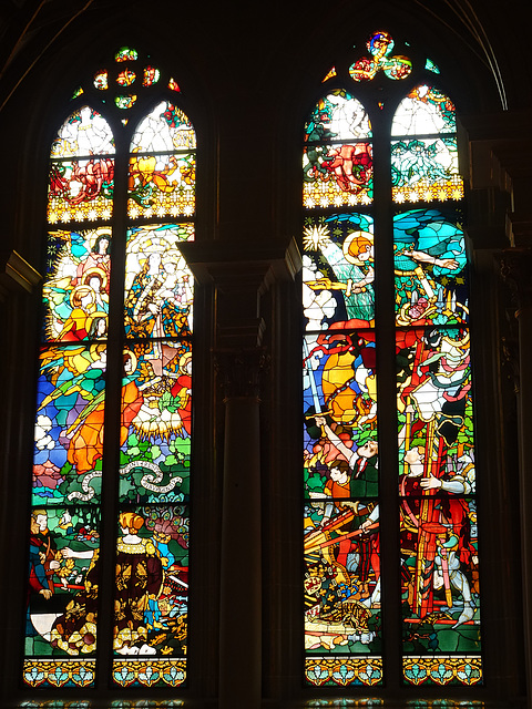 Fenster der Kathedrale St. Nikolaus (Freiburg im Üechtland)