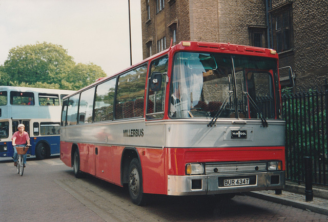Millers Coaches BUR 434T in Cambridge – 24 Aug 1991 (147-30) Millers Coaches BUR 434T in Cambridge – 24 Aug 1991 (147-30)