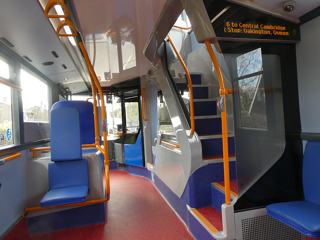 On board Stagecoach East (Cambus) 14033 (LF69 UXN) - 18 Feb 2020 (P1060469)