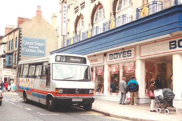 East Yorkshire/Scarborough & District 448 (K448 RRH) – 7 Sep 1996 (327-05) East Yorkshire/Scarborough & District 448 (K448 RRH) – 7 Sep 1996 (327-05)