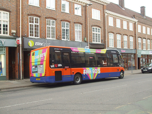 DSCF0840 Centrebus 326 (YJ16 DAU) in Hitchin - 23 Feb 2018