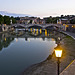 Twilight on the Tevere and Bridge Vittorio Emanuele II, Roma