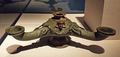 Bronze Lamp from the Mahdia Shipwreck in the Metropolitan Museum of Art, June 2016