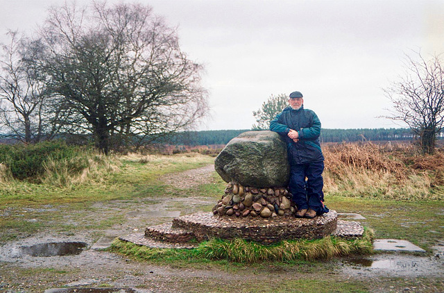 The Glacial Boulder, Cannock Chase (Scan from 1999)