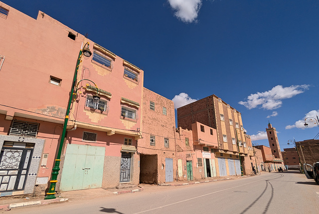 Perspective et lampadaires