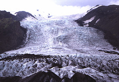 Gigjökull (Sólheimajökull) in September 1988