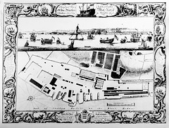 P1020450A Chatham Dockyard from an etching of c1755 - Copy