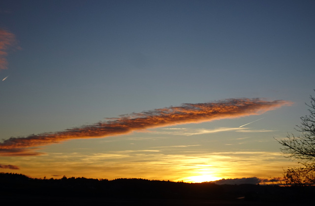 Sonnenuntergang am 1. November