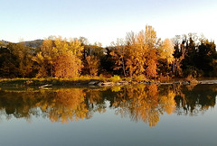 November by the river