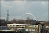 silver rainbow over Wembley