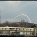 silver rainbow over Wembley