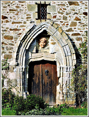 Porte du vieux manoir primitif de la Crochais XV ième à Beaussais sur Mer (22)