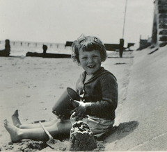 Sandcastles At Dovercourt, 1957