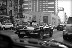 Shiny Black Corvette