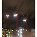 Cranes at night - London - 5.12.2015