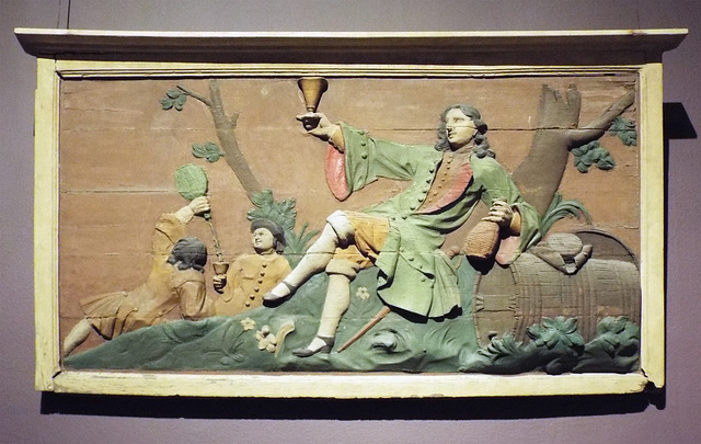 French Tavern Sign in the Metropolitan Museum of Art, July 2018