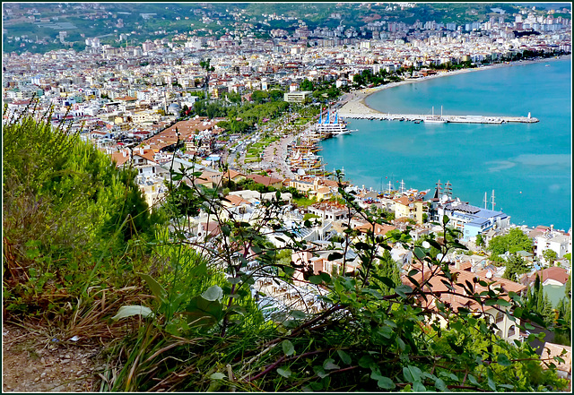 Alanya : una grande vista della città