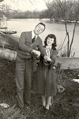 Horton Tarpley and Betty Parkes, Middle Tennessee Teachers Collge, Spring 1942