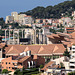 MONACO: Le stade Louis II depuis le palais.