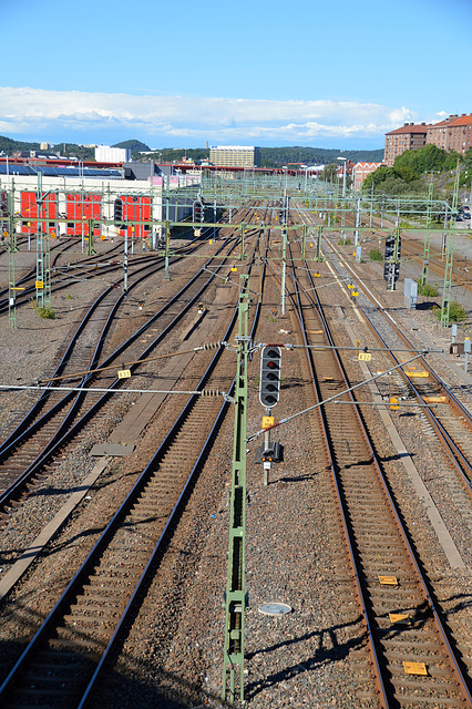 Am Hauptbahnhof in Göteborg Schweden