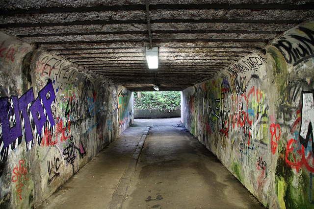 Tunnel unter der Bahnstrecke (Dortmund-Dorstfeld) / 2.06.2018