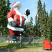 Alaska, Huge Santa Claus in North Pole Settlement