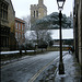 old lamp in New College Lane