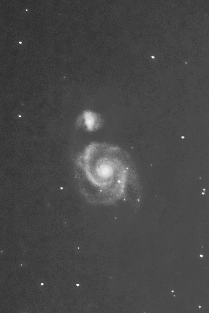 The galaxy M51 in the constellation Ursa Major