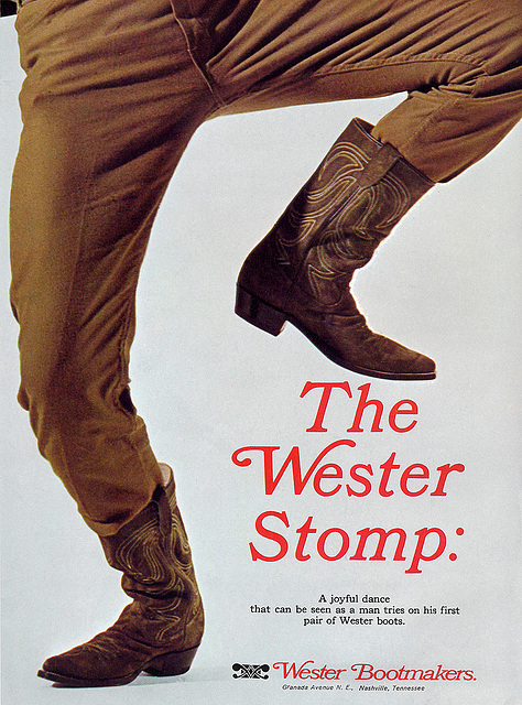Wester Boots Ad, c1966