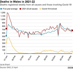 cvd - Welsh excess deaths