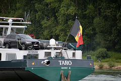 MS TARO aus Ranst in Belgien bei Neuburgweier