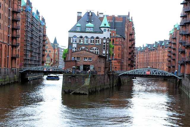 In der Speicherstadt