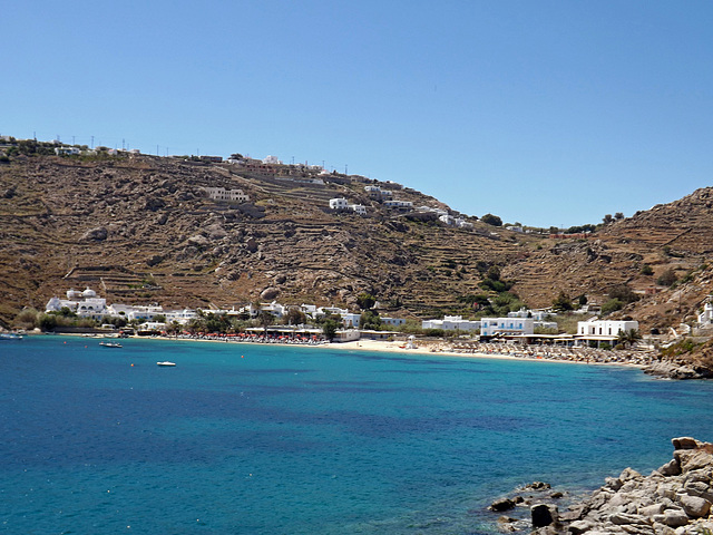 View from the Petasos Beach Hotel, May 2014