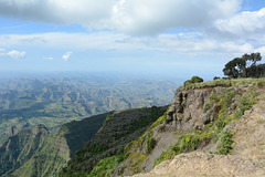 Ethiopian Highlands Viewed from Simien Mountains