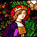 Detail of Turnbull window, Ashbourne Church, Derbyshire