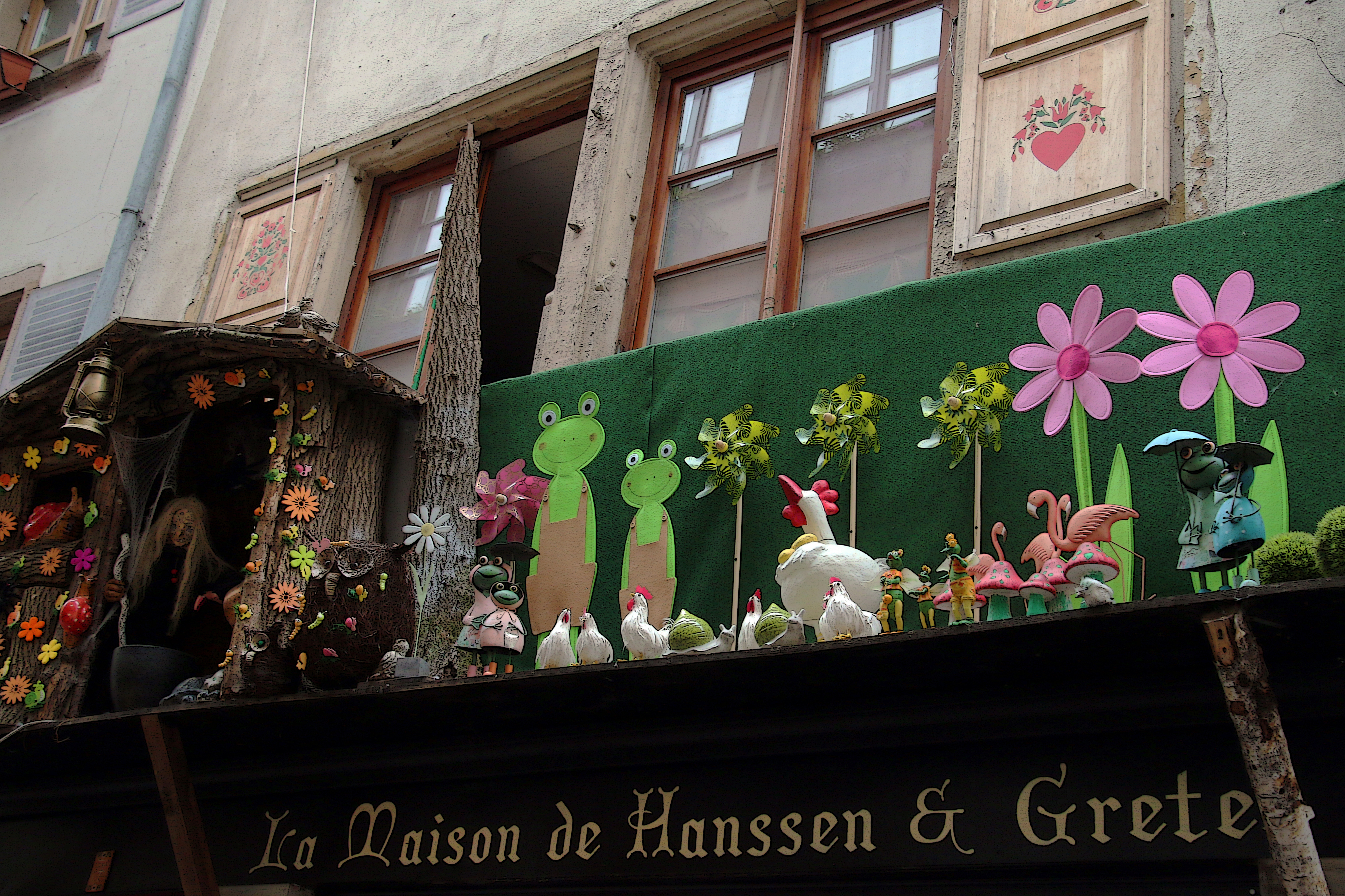 Pour Anji , la maison de Hanssen et Gretel , à Strasbourg