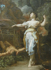 Detail of Medea Rejuvenating Aeson by Giaquinto in the Metropolitan Museum of Art, January 2022