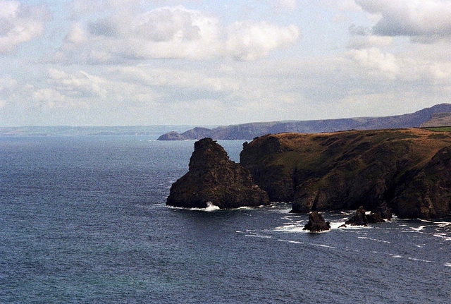 Trambley Cove from Rocky Valley (Scan from August 1992)