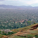 Weite Sicht durch die Ebene bei Sigiriya