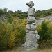 North Macedonia, Figure of the Godfather in the Park of Stone Dolls in Kouklitsa