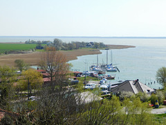 Blick vom Turm der ev. Kirche in Wustrow