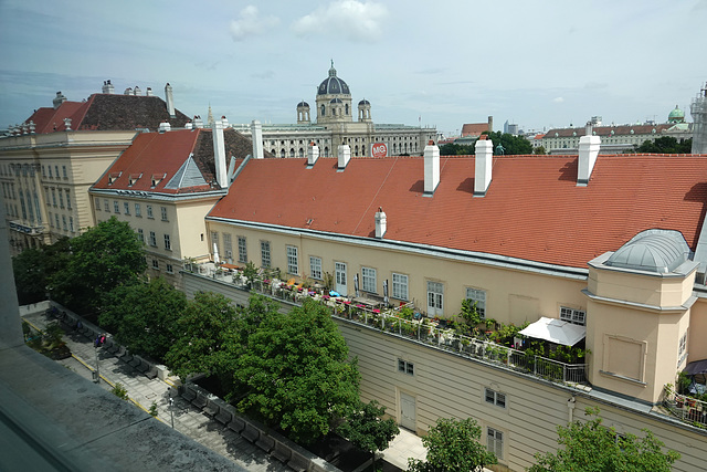 View from the Leopold Museum