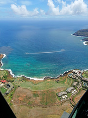 Blick auf die Küste von Hawaii