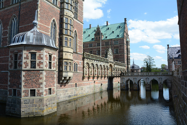 Denmark, Frederiksborg Castle, Main Bridge