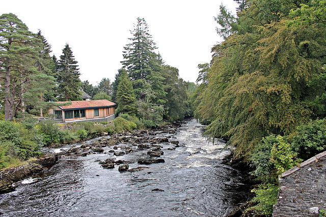 River Dochart at Killin 8th September 2019.