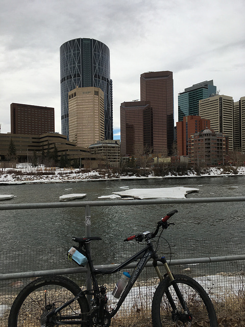 Ride alongside the river