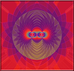 Argyle pattern red purple