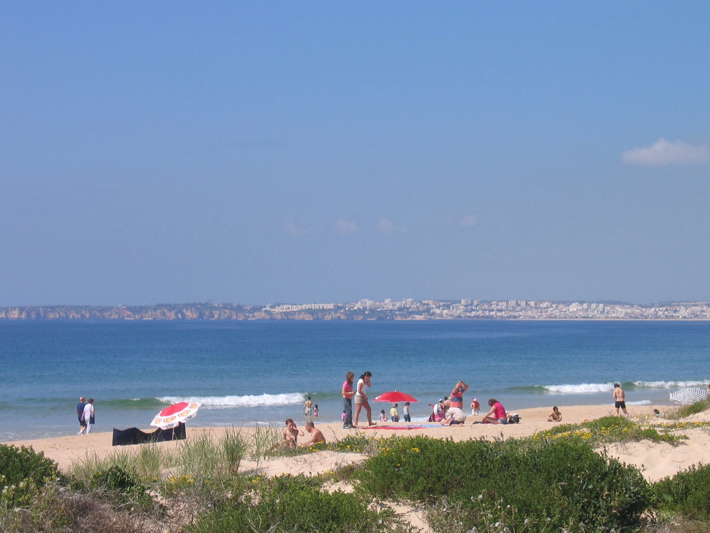 Alvor Praia looking towards Lagos